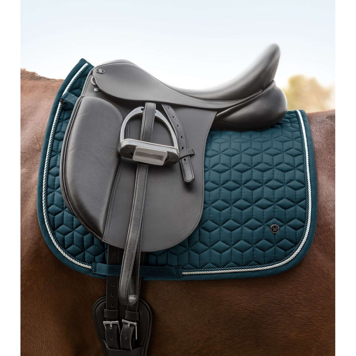 Waldhausen Zadeldekje Philadelphia Dressuur Petrol Blue