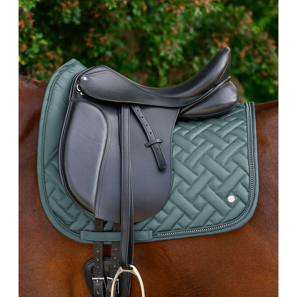 Waldhausen Zadeldekje Turin Dressuur Pine Green