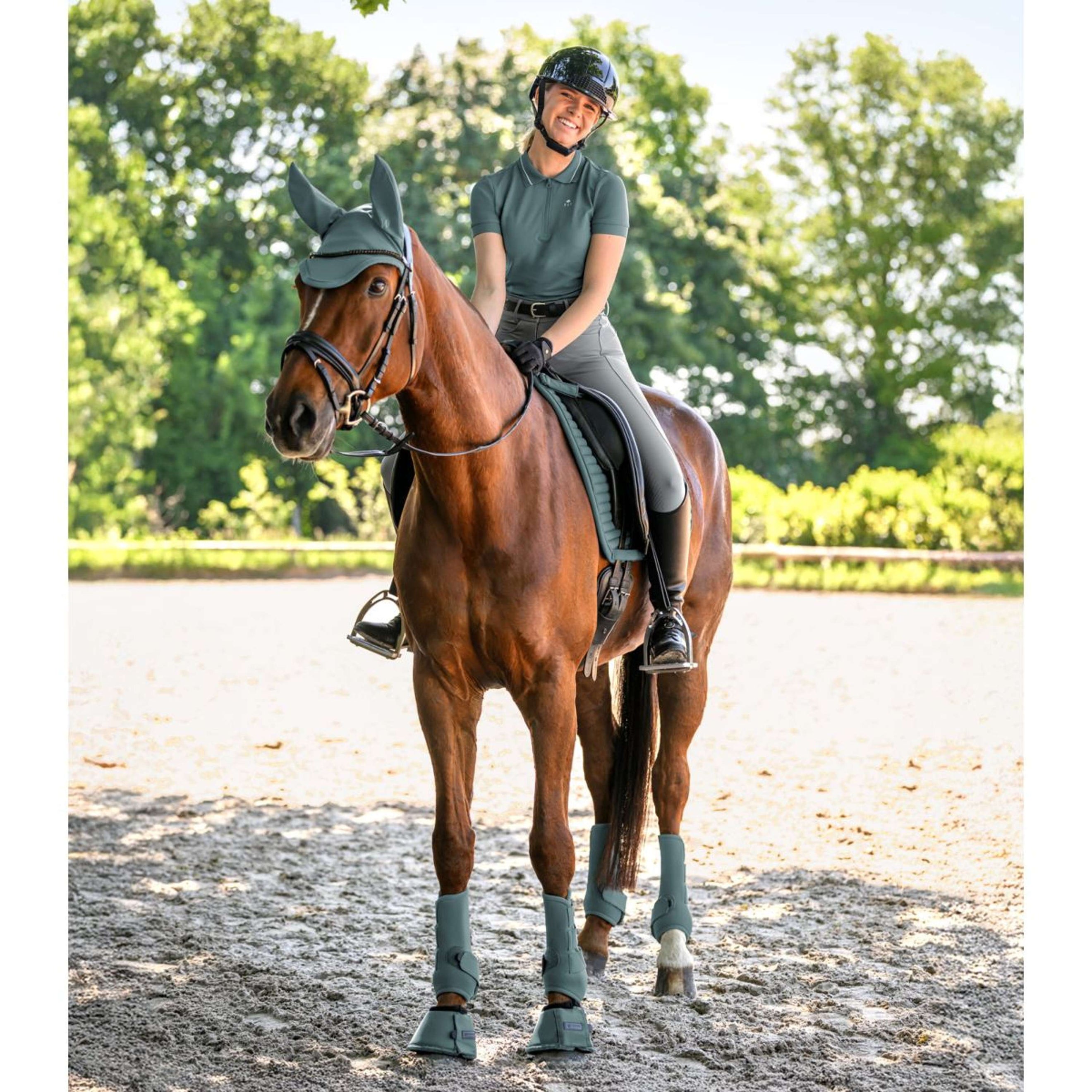 Waldhausen Zadeldekje Trinidad Dressuur Pine Green