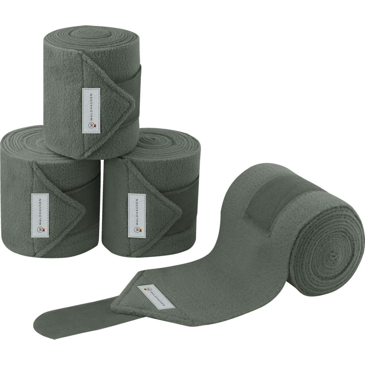 Waldhausen Bandages Basic Set van 4 Donker Olijf