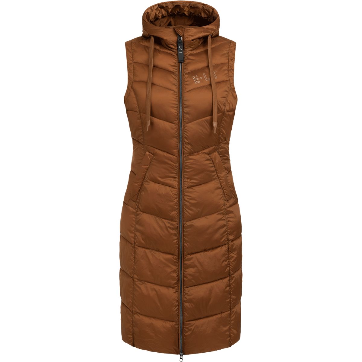 ELT Lange Bodywarmer Ostende Cinnamon