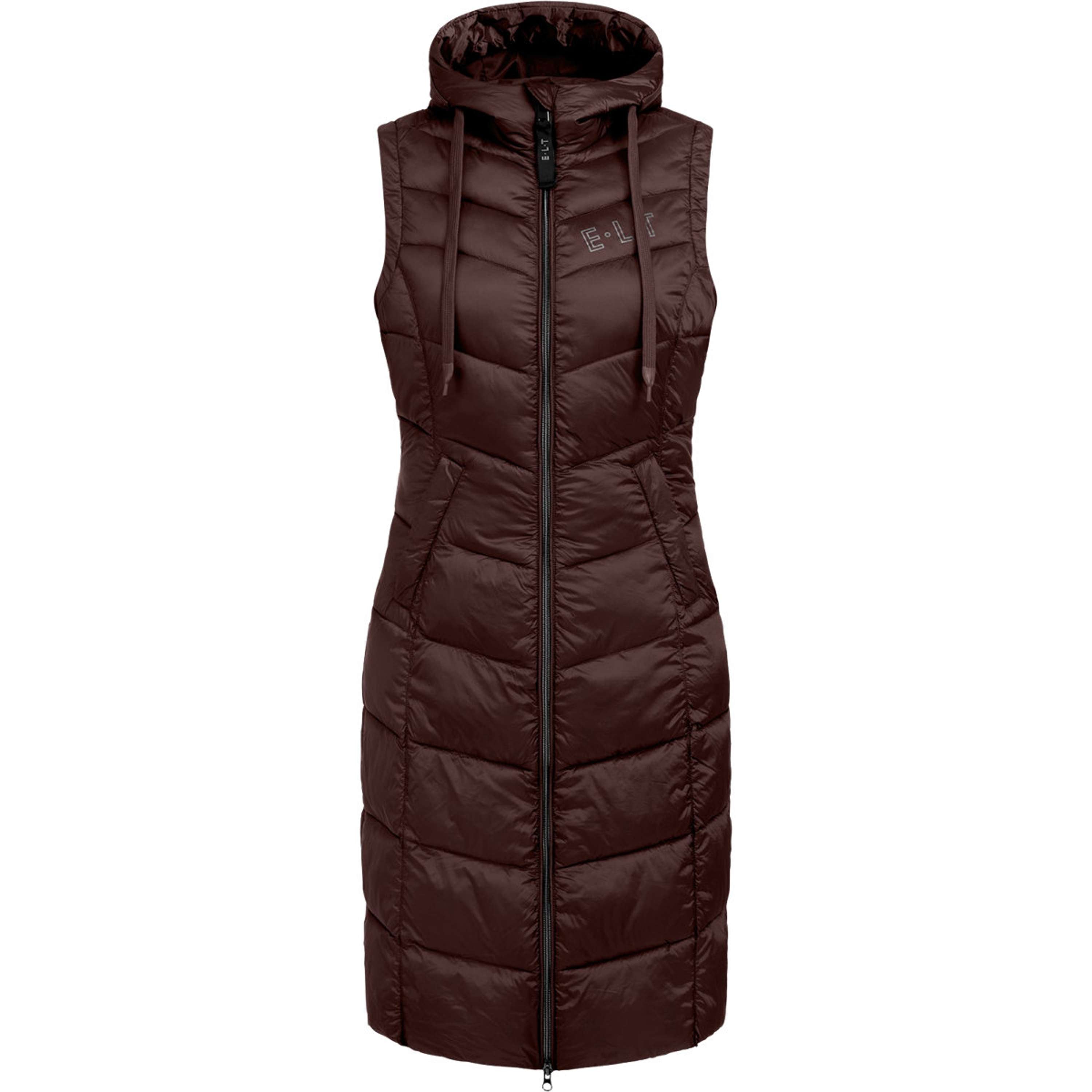ELT Lange Bodywarmer Ostende Mahogany