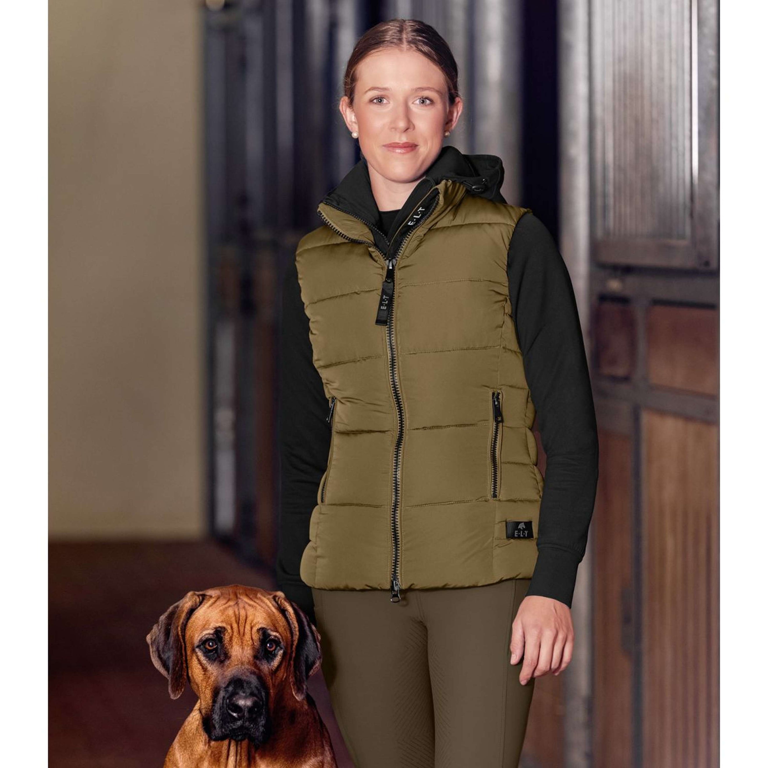 ELT Bodywarmer Oxford Khaki Green