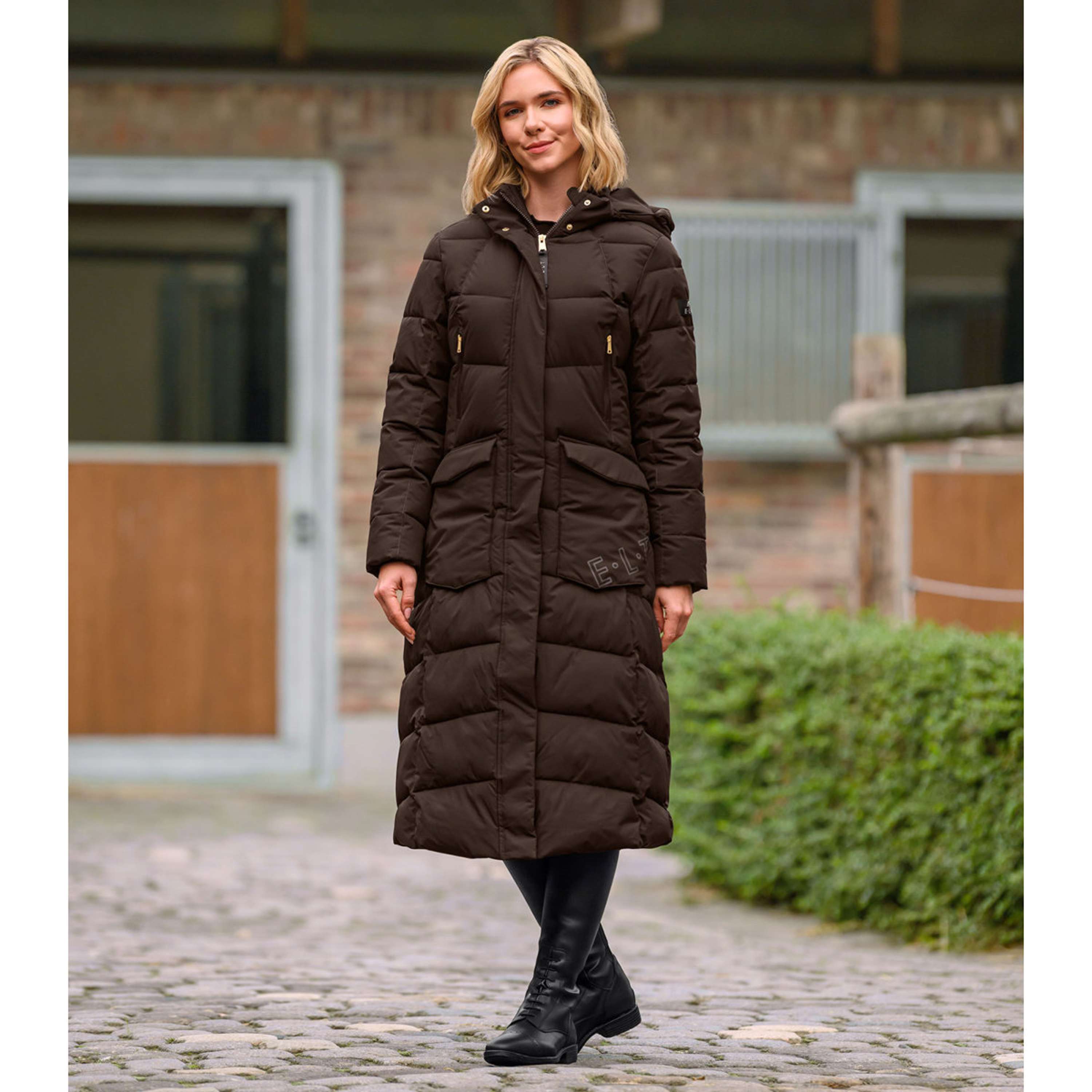 ELT Lange Jas Saphira Advanced Riding Espresso