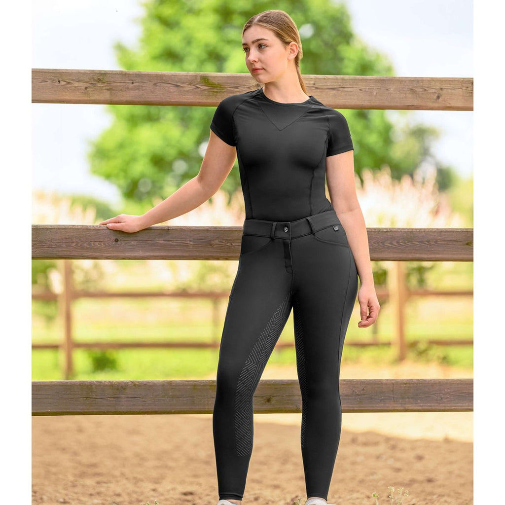 ELT Rijbroek Comfort Ride silicone Zwart