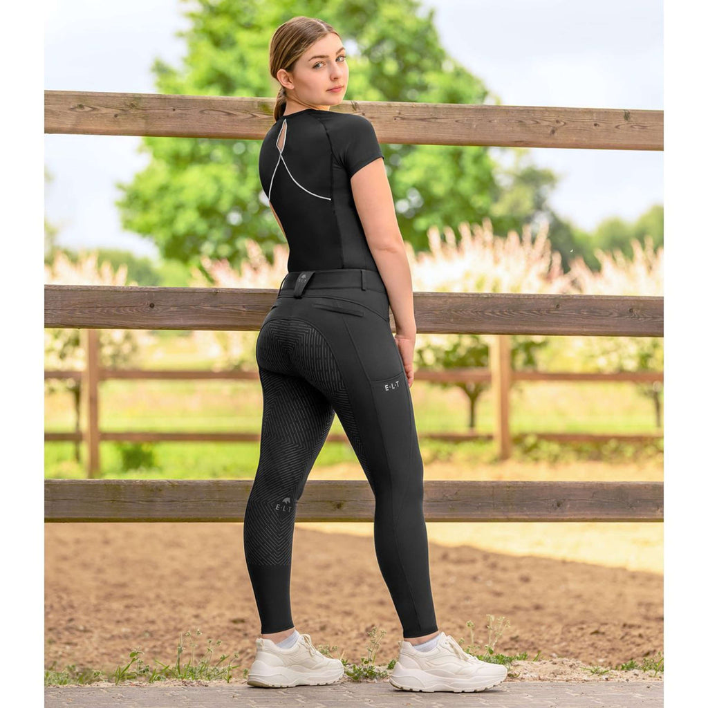 ELT Rijbroek Comfort Ride silicone Zwart