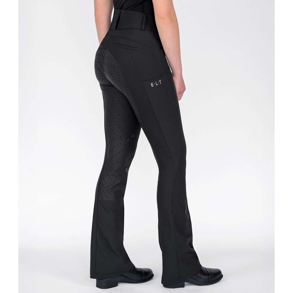 ELT Jodhpurrijbroek Comfort Ride silicone Zwart
