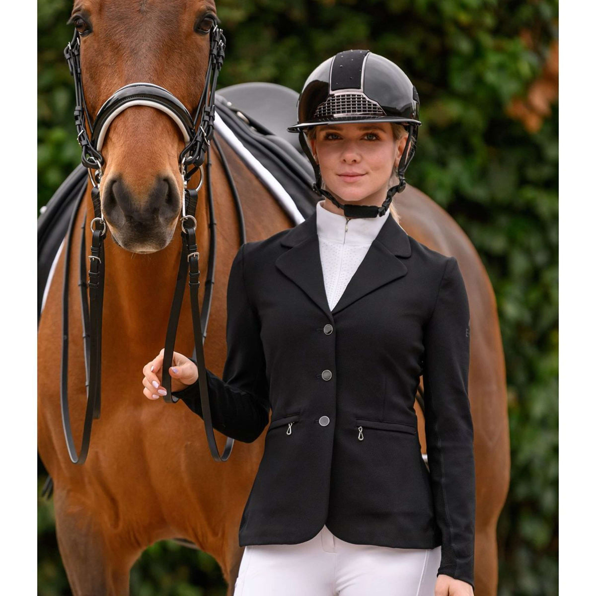 ELT Wedstrijdjasje Light Mesh Dames Zwart