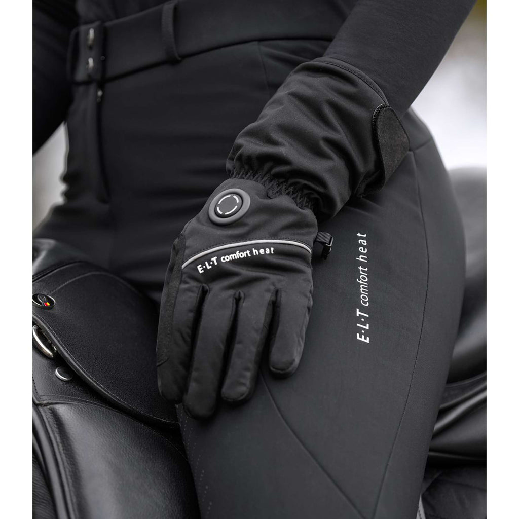 ELT Rijhandschoenen Heated Comfort Zwart