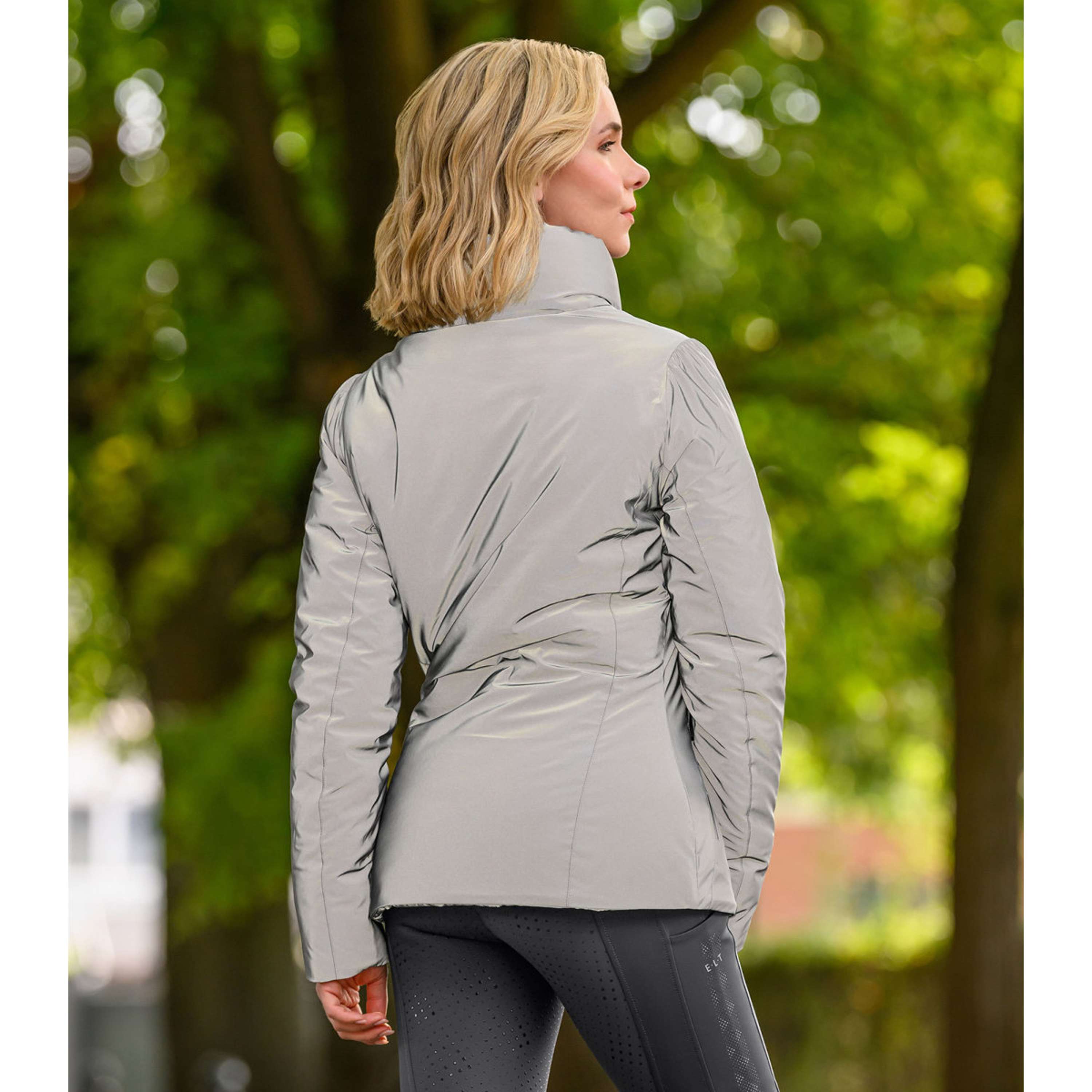 ELT Regenjas Reflective Silver Grey