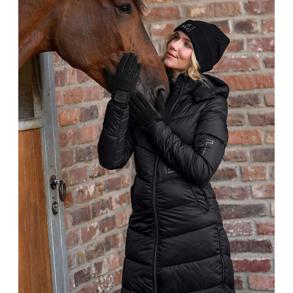 ELT Rijhandschoenen Winter Fleece Zwart