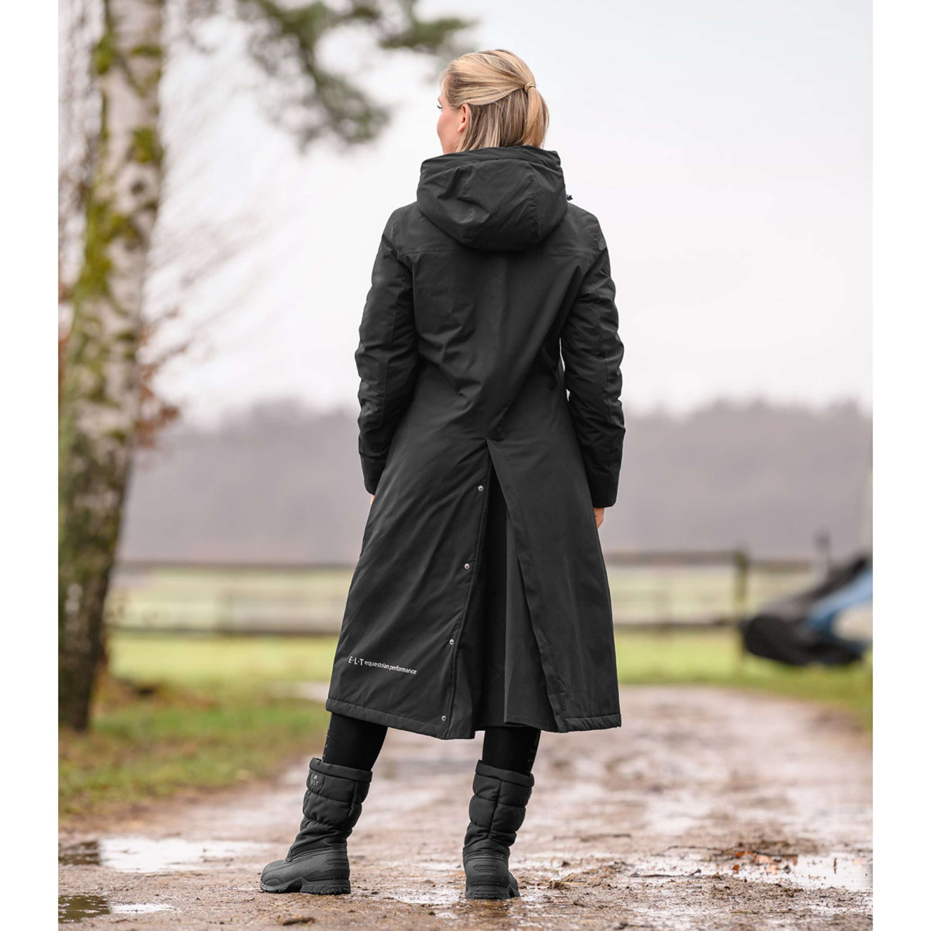 ELT Lange Regenjas Winter Performance Zwart