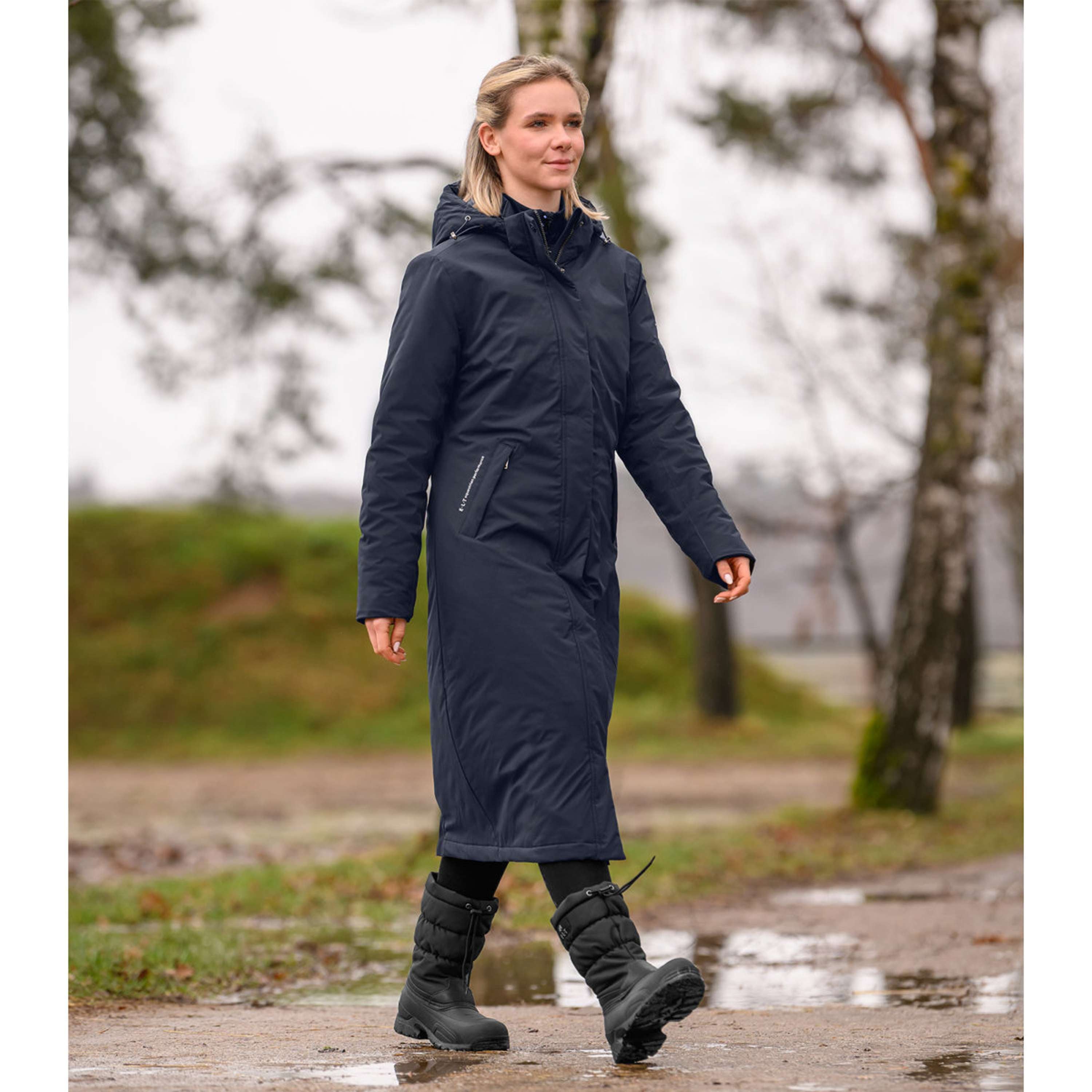 ELT Lange Regenjas Winter Performance Deepblue