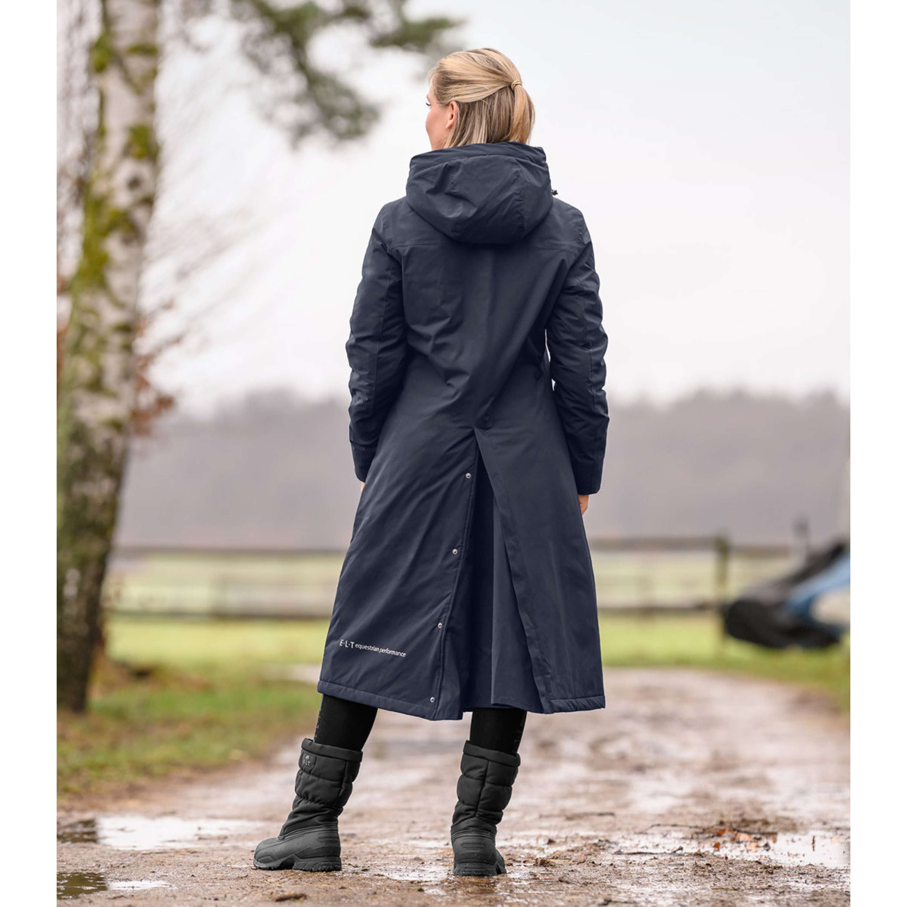 ELT Lange Regenjas Winter Performance Deepblue