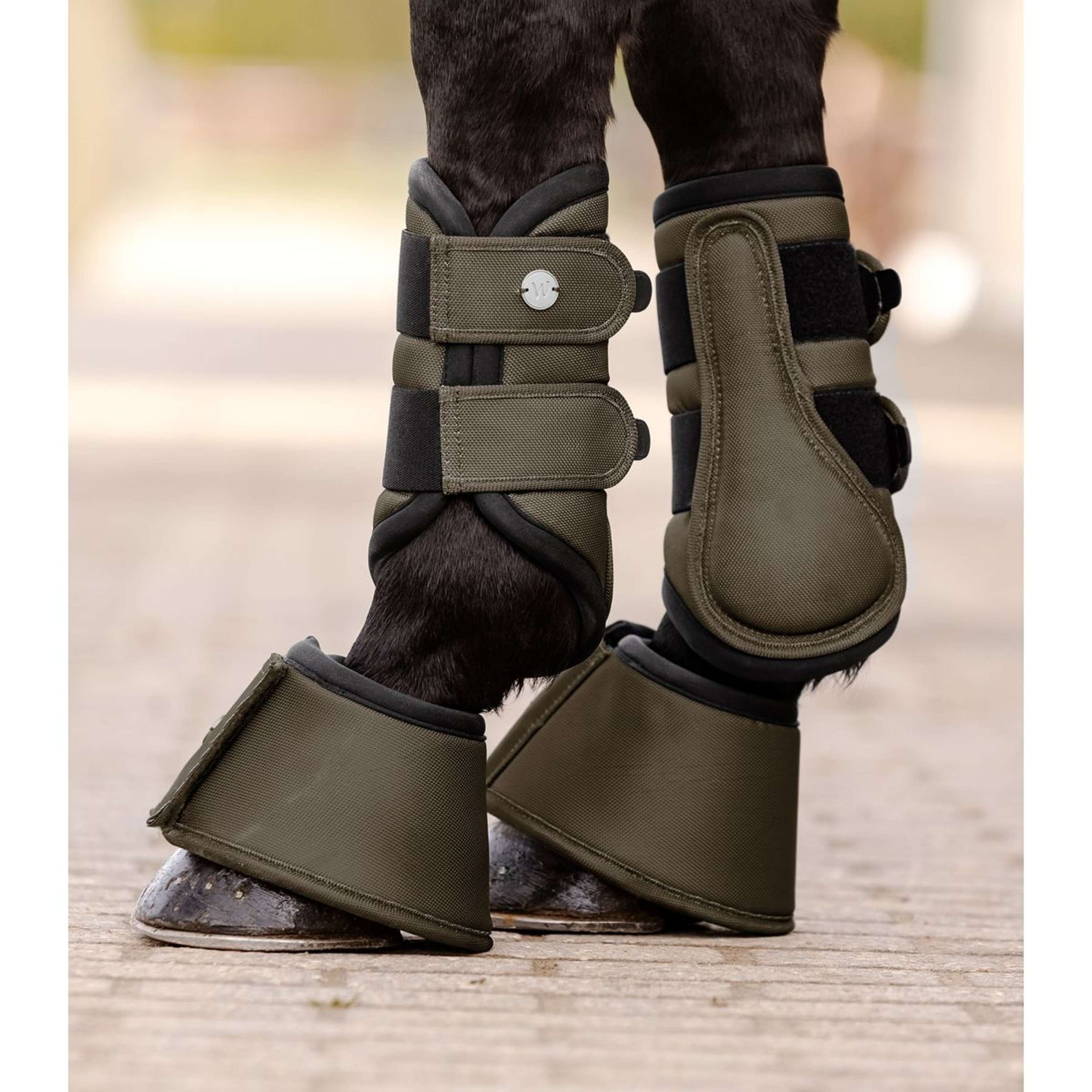 Waldhausen Beenbeschermers Comfort Fit Groen/Bruin Waldhausen Beenbeschermers Comfort Fit Groen/Bruin