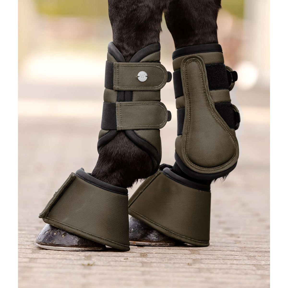 Waldhausen Springschoenen Comfort Fit Groen/Bruin