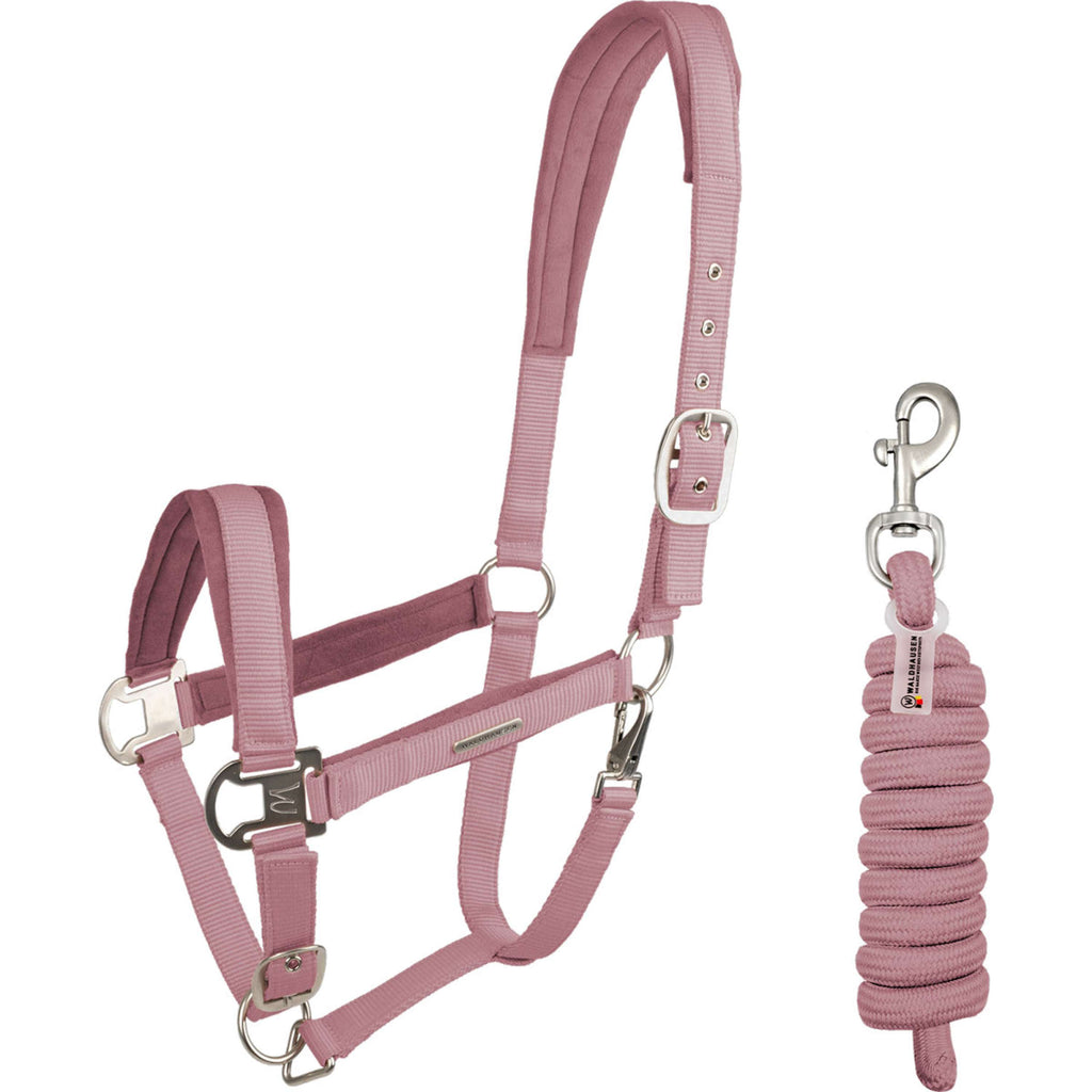 Waldhausen Halsterset Velvet Dusky Pink