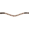 Waldhausen Frontriem X-Line Polo Bruin/Roze/Beige