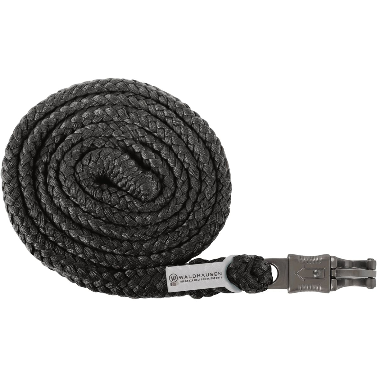 Waldhausen Lead Rope Plus met Paniekhaak Zwart