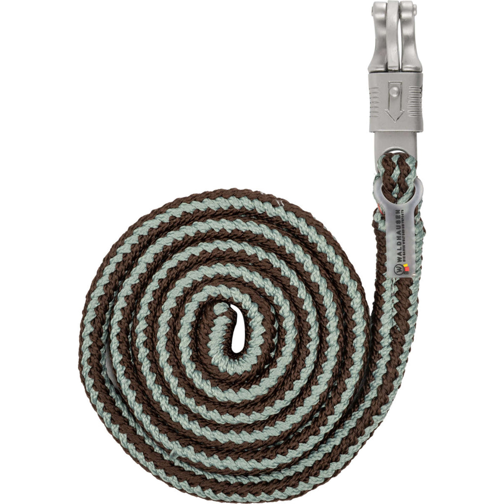 Waldhausen Halstertouw Plus met Paniekhaak Espresso/Sage