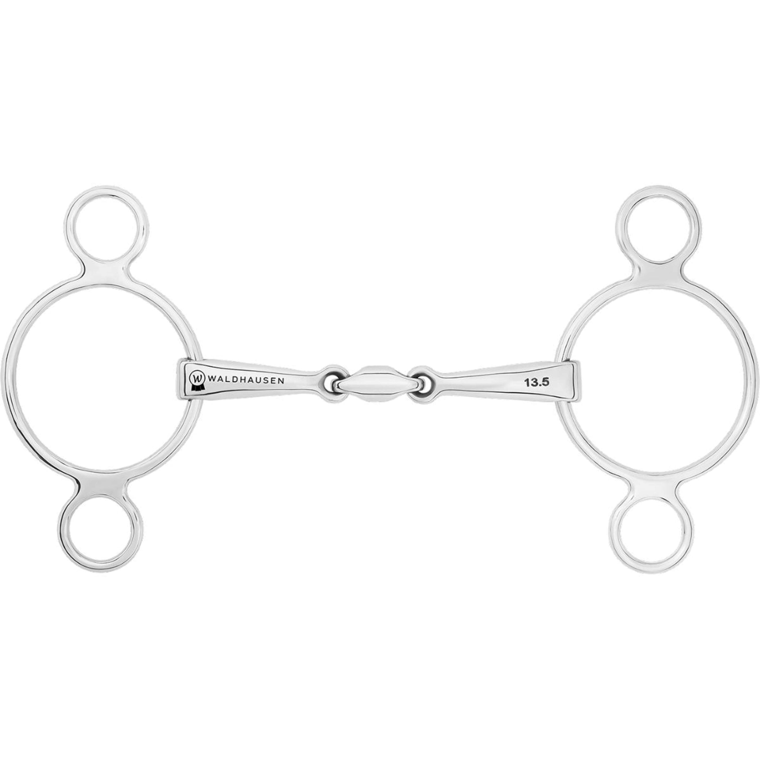 Waldhausen Pessoa Bit 16mm Dubbel Gebroken