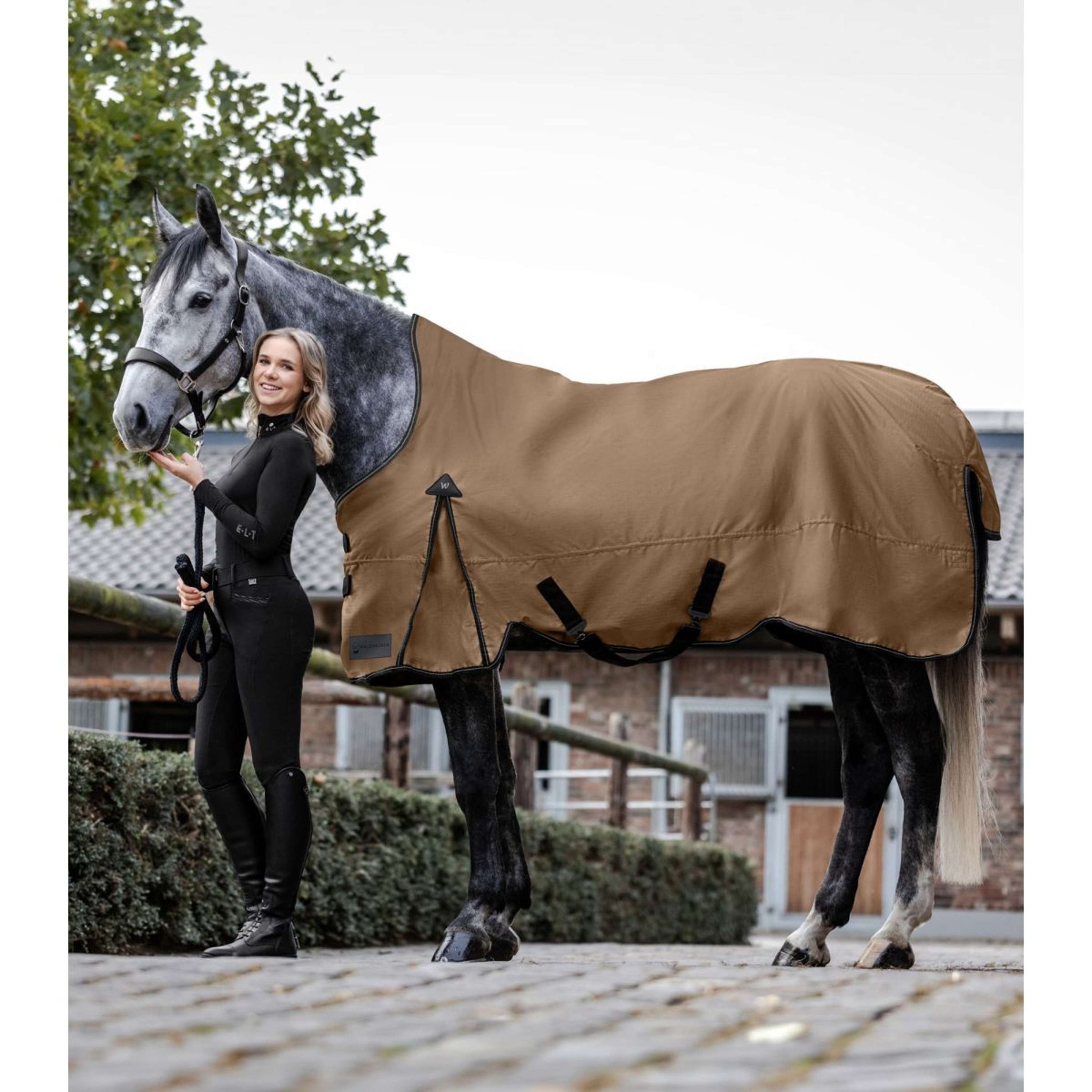 Waldhausen Outdoordeken Arctic High Neck 200g Cappuccino/Zwart Waldhausen Outdoordeken Arctic High Neck 200g Cappuccino/Zwart