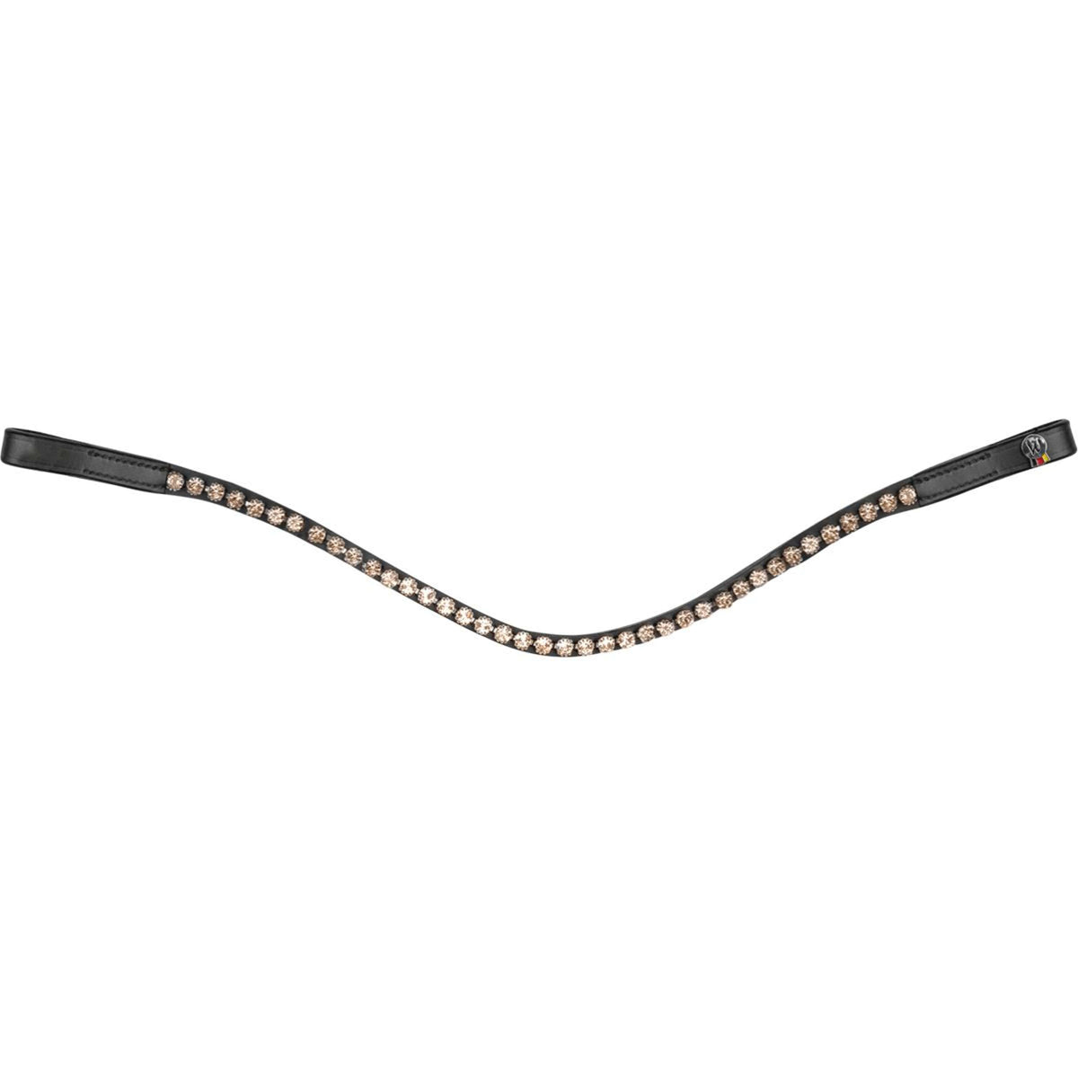 Waldhausen Frontriem X-Line Glam Zwart Peach