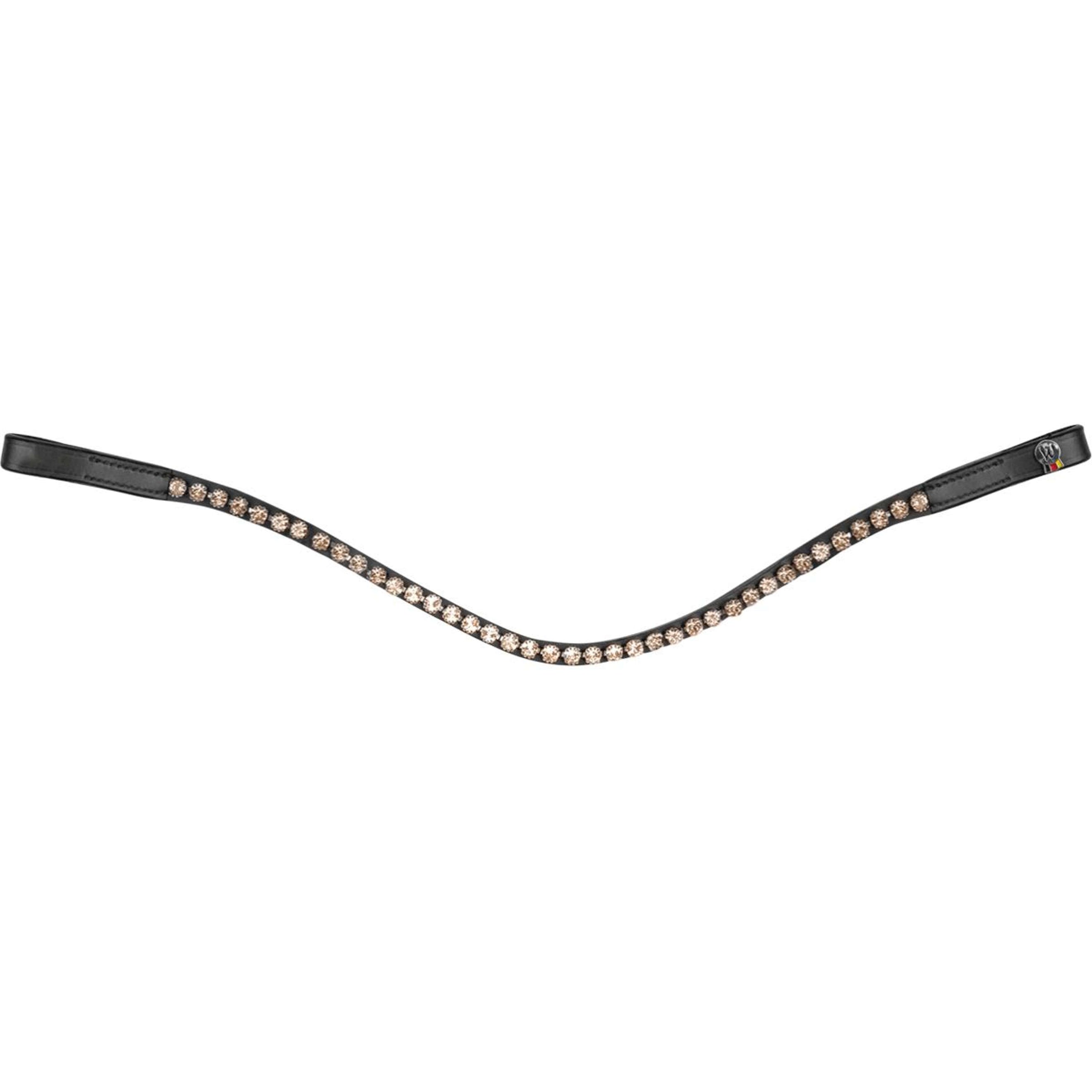 Waldhausen Frontriem X-Line Glam Zwart Peach