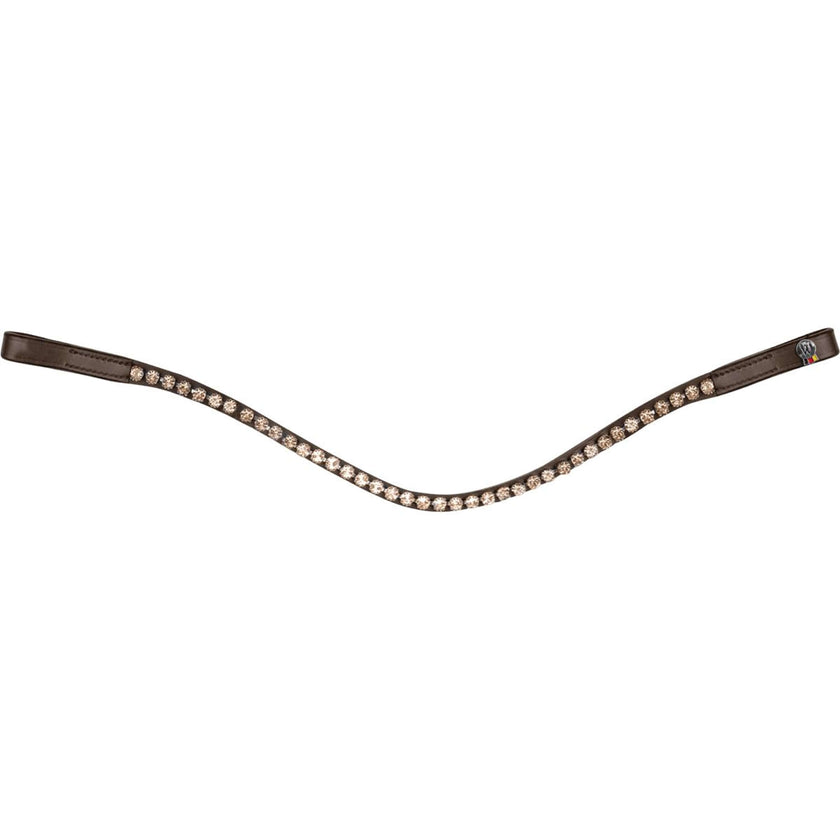 Waldhausen Frontriem X-Line Glam Bruin Peach Waldhausen Frontriem X-Line Glam Bruin Peach