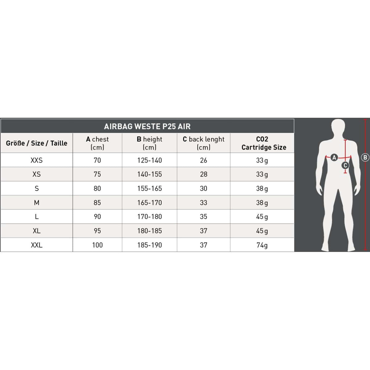 Swing Airbag Vest P25 AIR Zwart