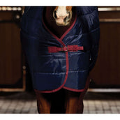 WeatherBeeta Staldeken ComFiTec 210D Channel Quilt Standard Neck 100g Navy/Burgundy