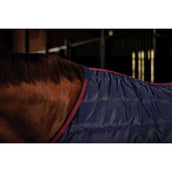 WeatherBeeta Staldeken ComFiTec 210D Channel Quilt Standard Neck 100g Navy/Burgundy