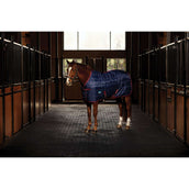WeatherBeeta Staldeken ComFiTec 210D Channel Quilt Standard Neck 100g Navy/Burgundy