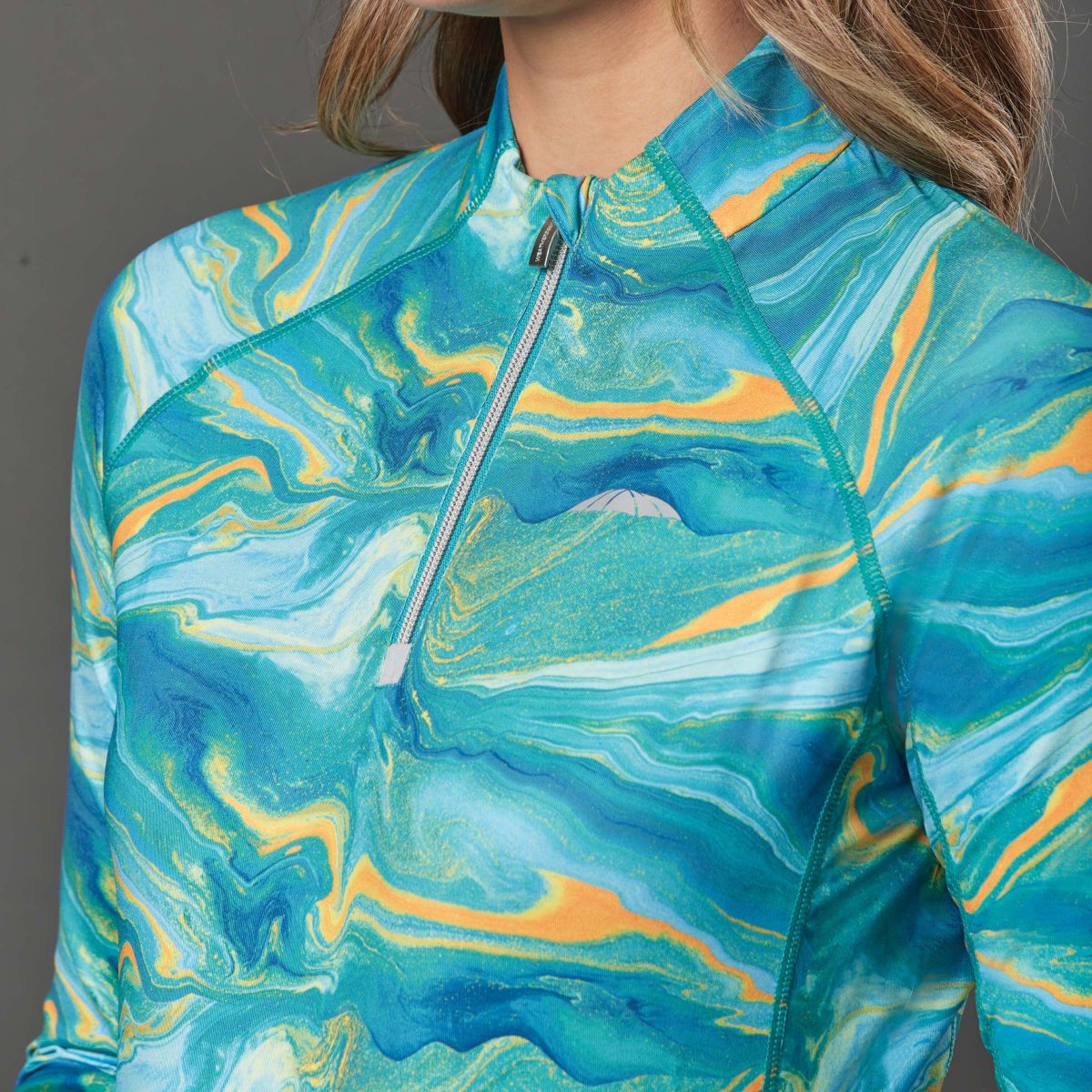 Weatherbeeta Shirt Ruby Swirl Marble Blauw/Oranje