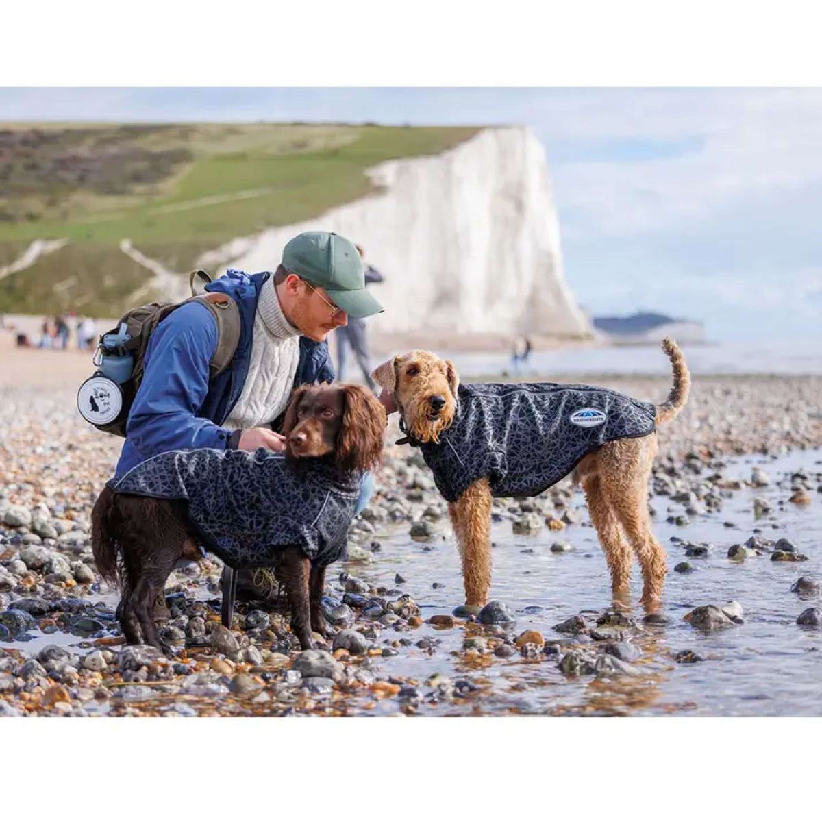 WeatherBeeta Hondenjas ComFiTec Reflective Print Active Zwart/Rainbow