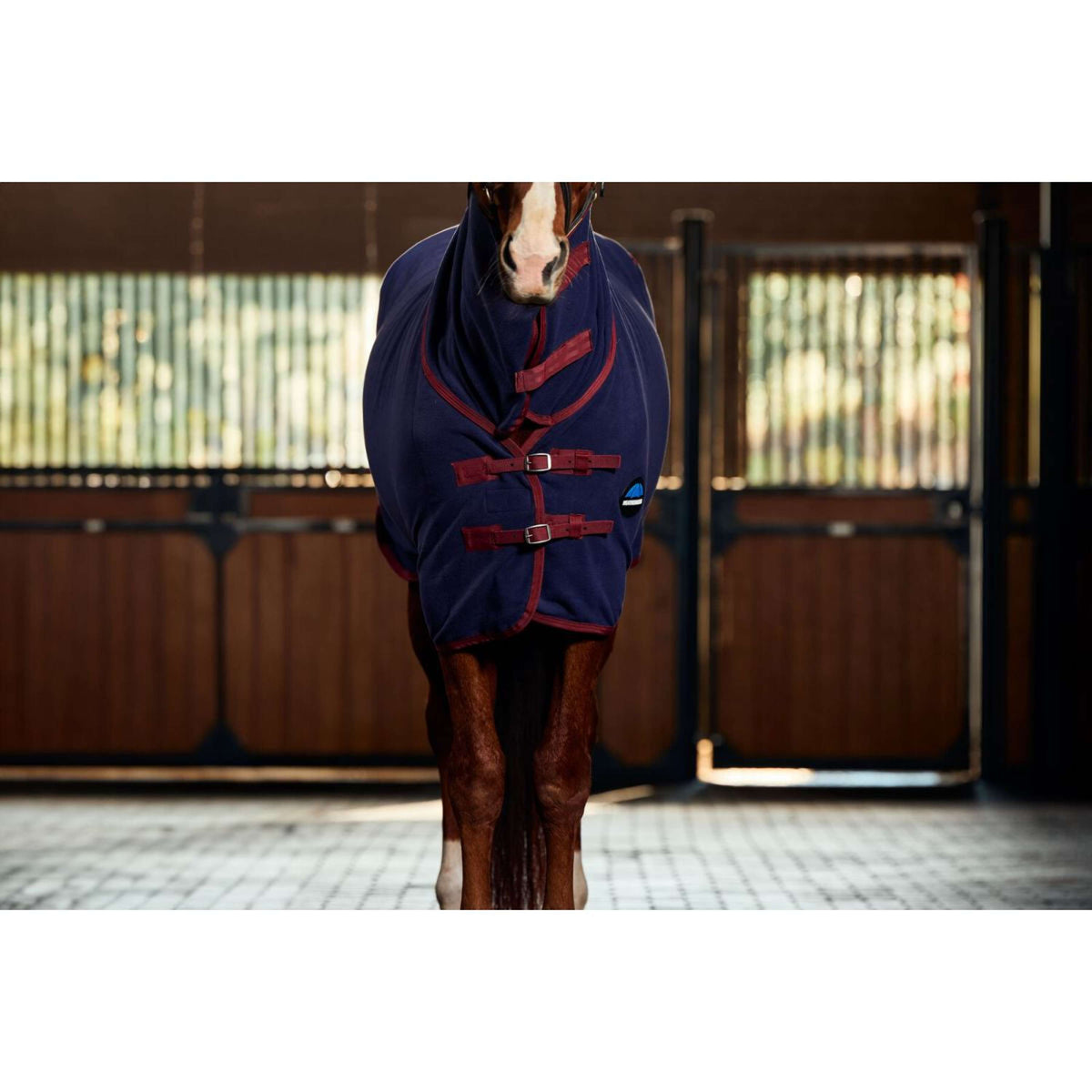 WeatherBeeta Fleecedeken Anti-Static Cooler Combo Neck Navy/Burgundy