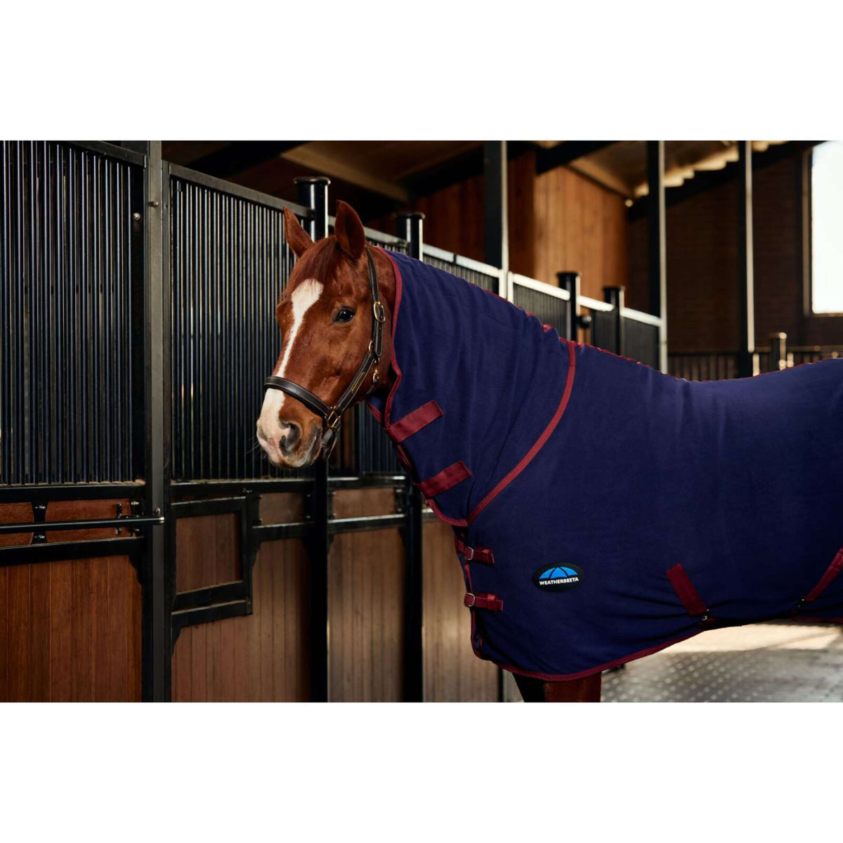 WeatherBeeta Fleecedeken Anti-Static Cooler Combo Neck Navy/Burgundy