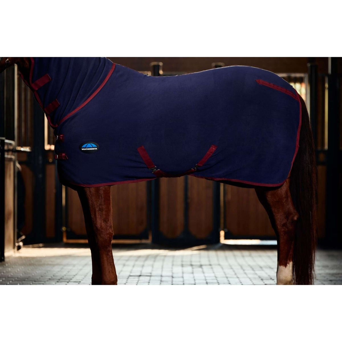 WeatherBeeta Fleecedeken Anti-Static Cooler Combo Neck Navy/Burgundy