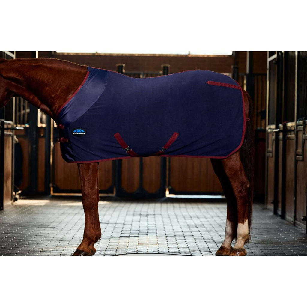 WeatherBeeta Fleecedeken Anti-Static Cooler Standard Neck Navy/Burgundy