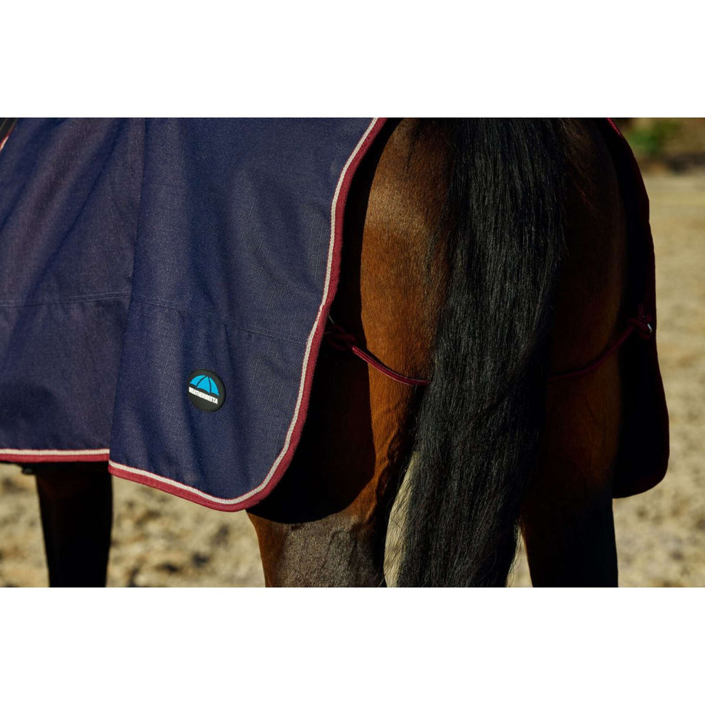 WeatherBeeta Uitrijdeken Essential Fleece Lined Quarter Sheet Navy/Burgundy