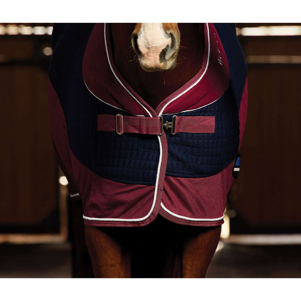WeatherBeeta Fleecedeken Thermo-Air Standard Neck Navy/Burgundy