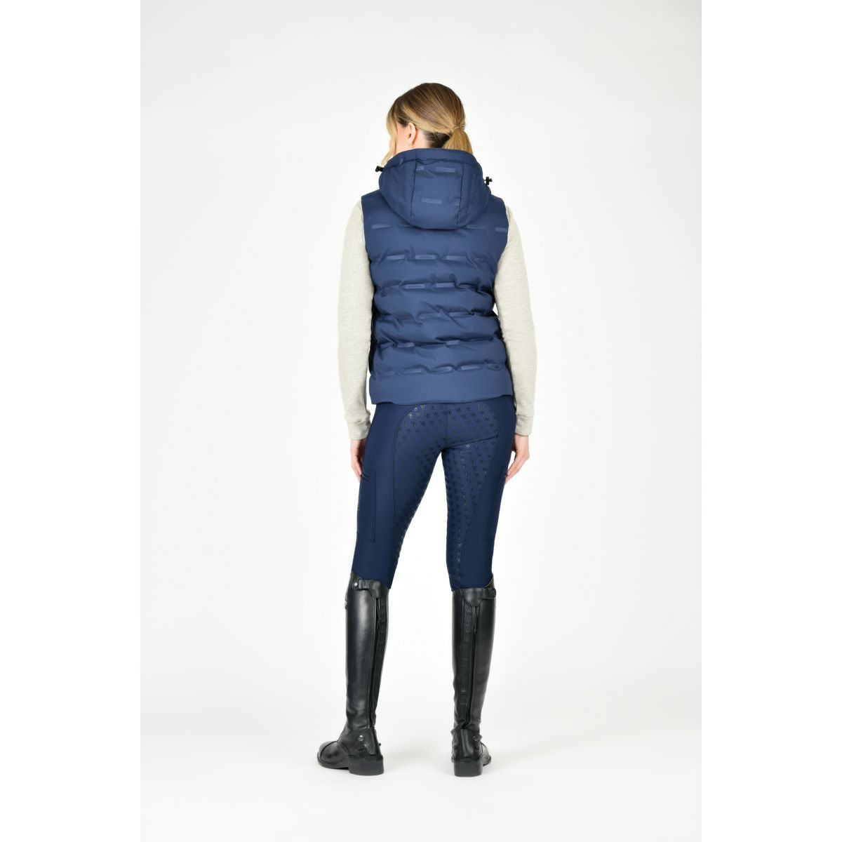 Weatherbeeta Bodywarmer Hapur Heat Seal Quilted Navy Iris