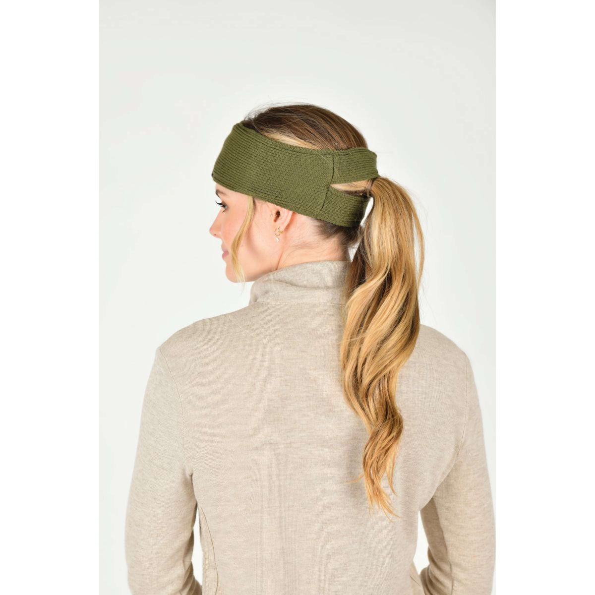 Weatherbeeta Hoofdband Fleece Lined Olive Night