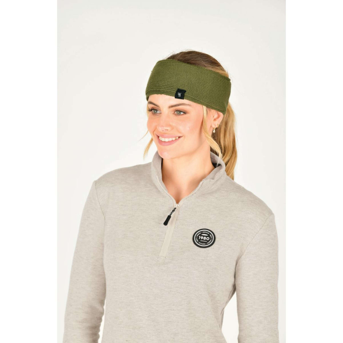 Weatherbeeta Hoofdband Fleece Lined Olive Night