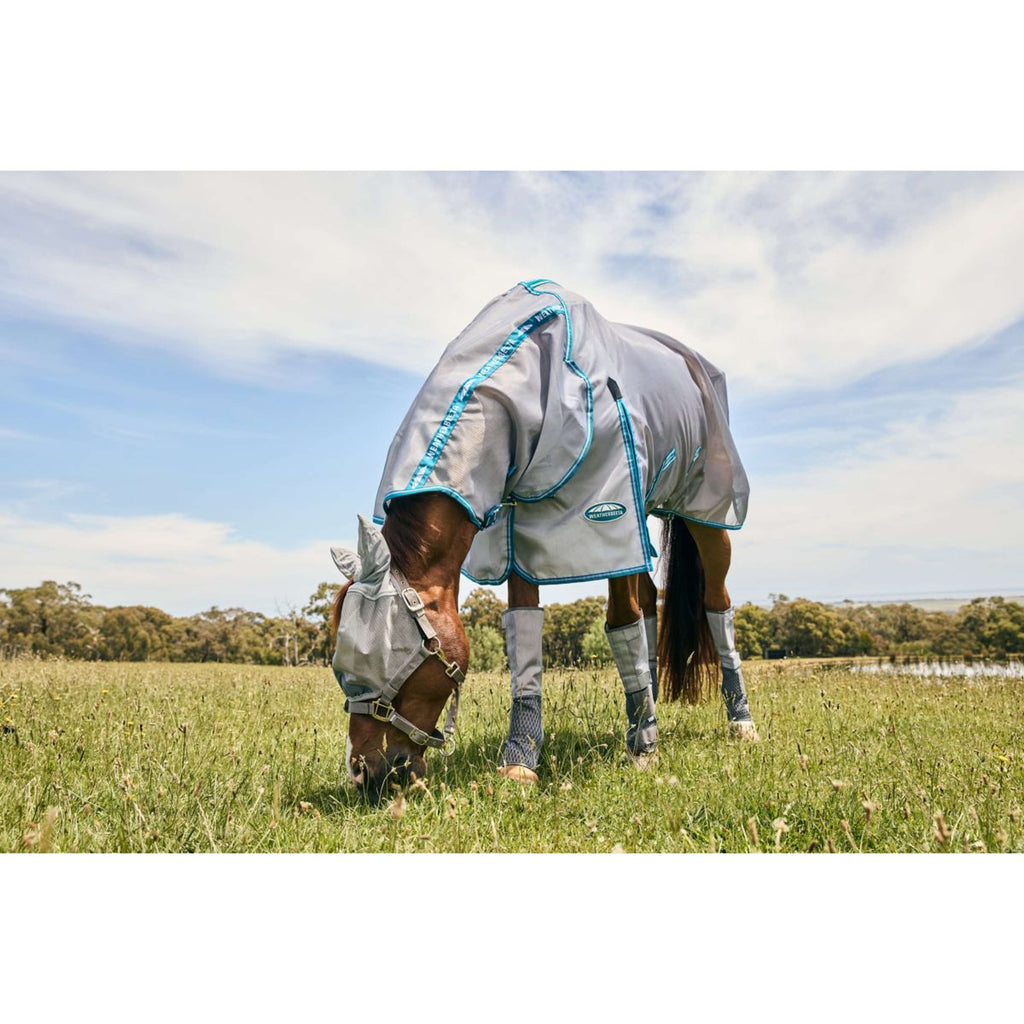 WeatherBeeta Vliegenmasker ComFiTec Hexi Dual Zilver