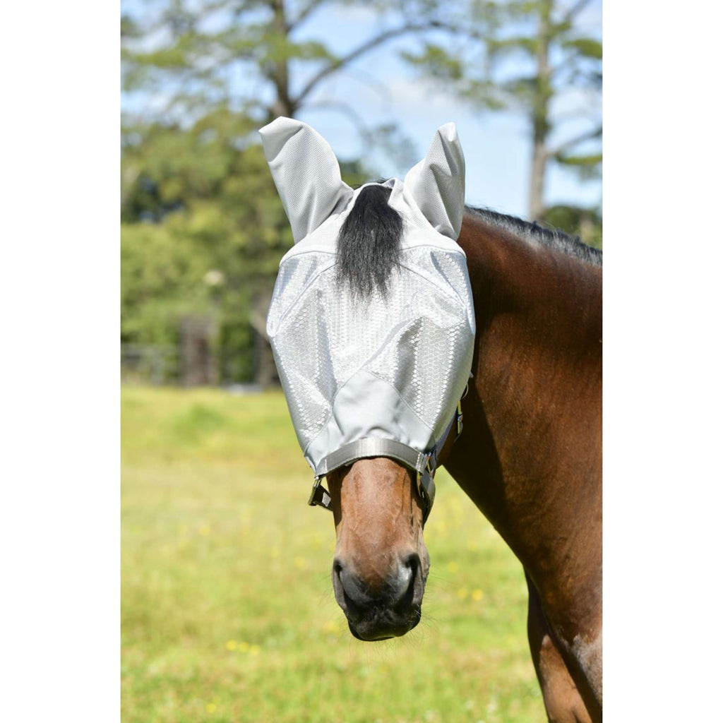 WeatherBeeta Vliegenmasker ComFiTec Hexi Dual Zilver