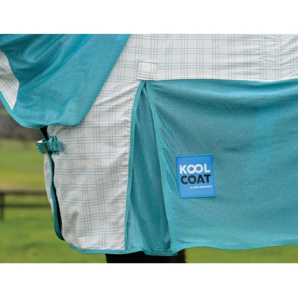 WeatherBeeta Cooler Cotton Airstream II Detach-A-Neck White/Mint