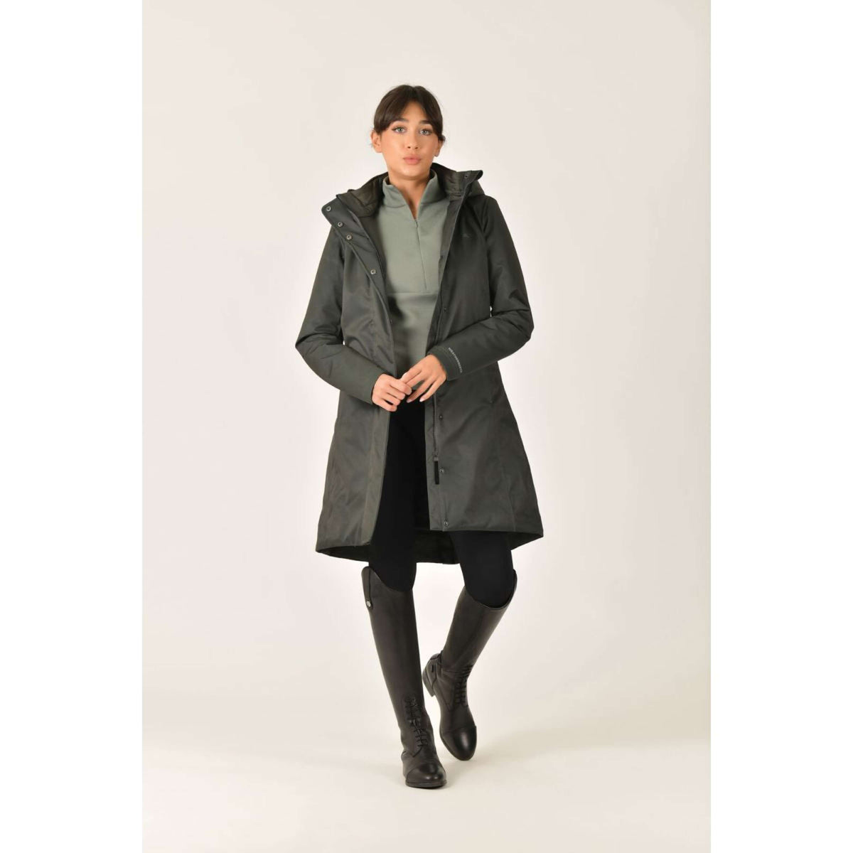 WeatherBeeta Lange Jas All Purpose Waterproof Midnight Green