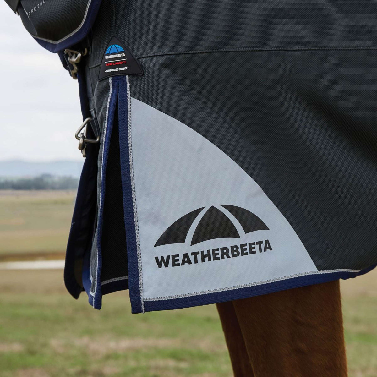 WeatherBeeta ComFiTec Ultra Turnout Detach-A-Neck 360g Charcoal