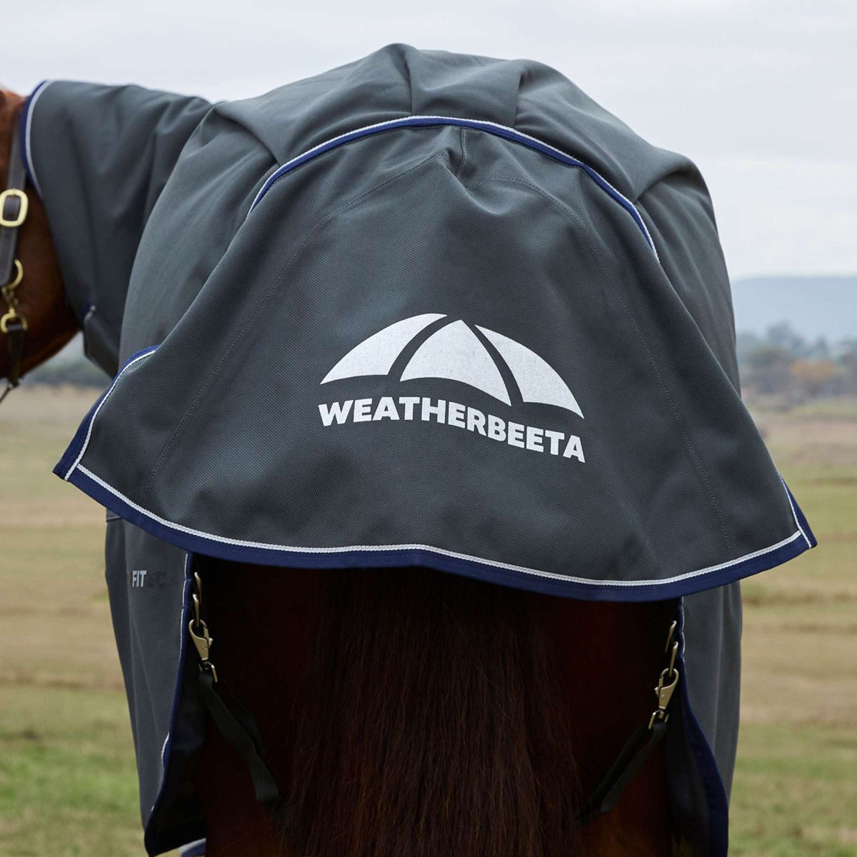 WeatherBeeta ComFiTec Ultra Turnout Detach-A-Neck 360g Charcoal